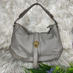 Burberry Large Bartow Leather Hobo Shoulder Bag